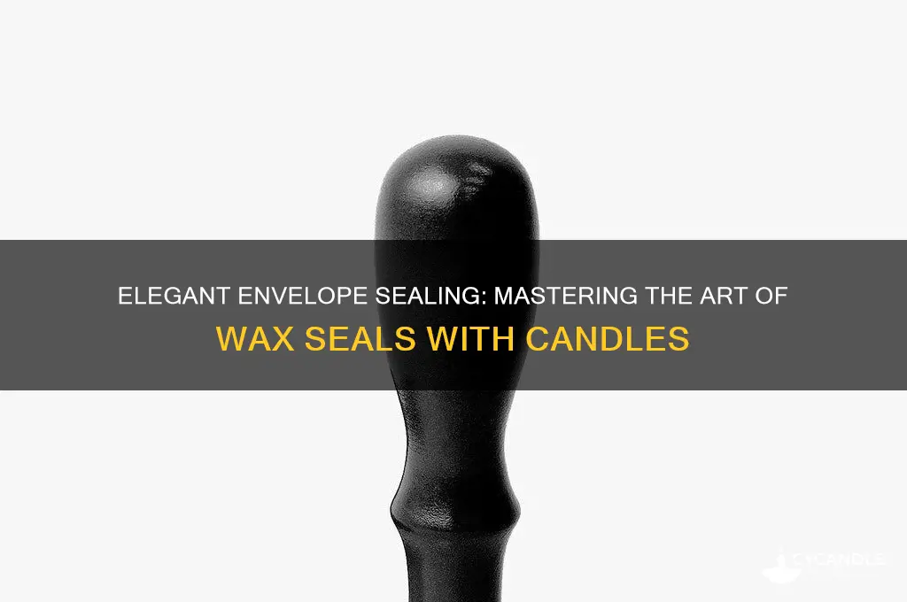 how to seal an envelope with candle wax
