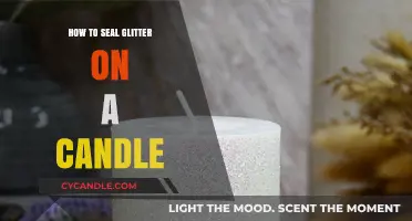 Sealing Glitter on Candles: Tips and Tricks