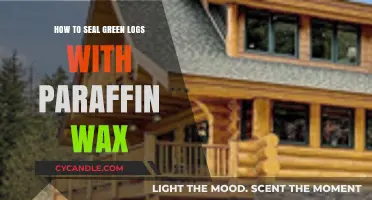 Sealing Green Logs with Paraffin Wax: A Step-by-Step Guide