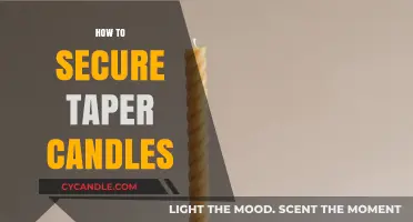Wax Wonders: Secure Taper Candles, Avoid Messy Mishaps