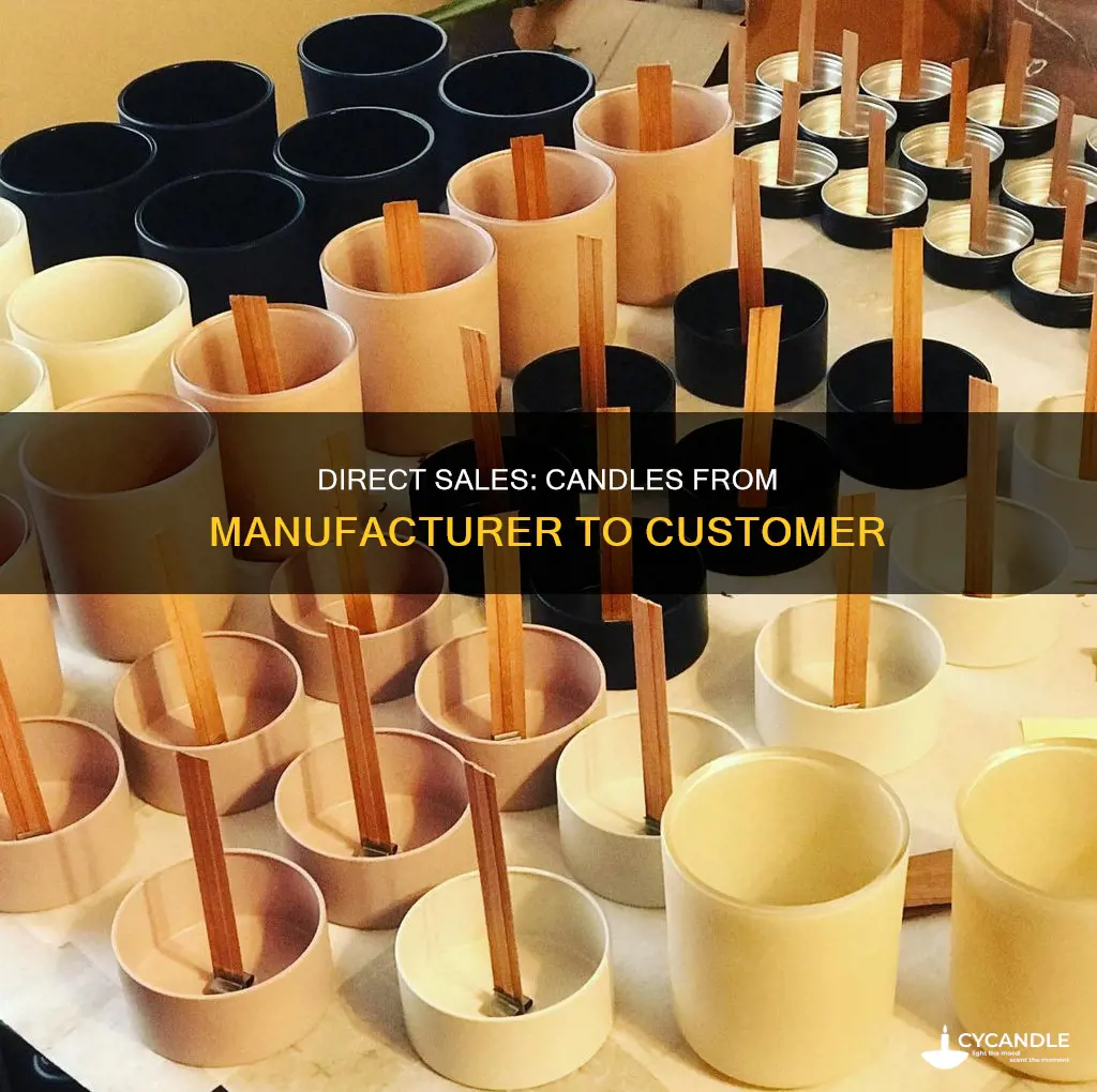 how to sell candles directly from manufacturer