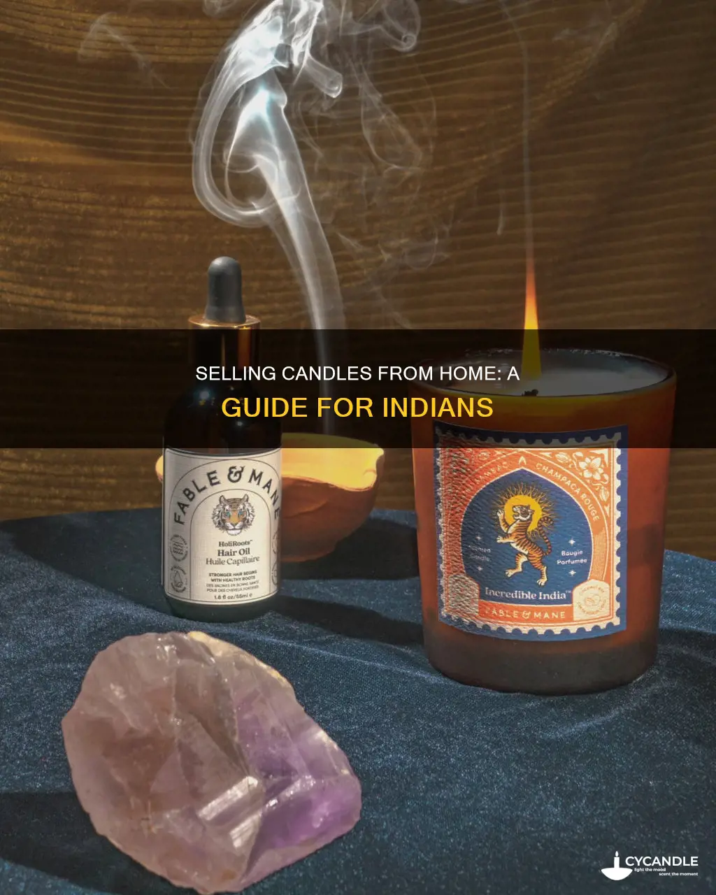 how to sell candles from home in india