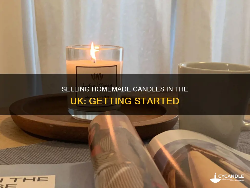 how to sell homemade candles uk
