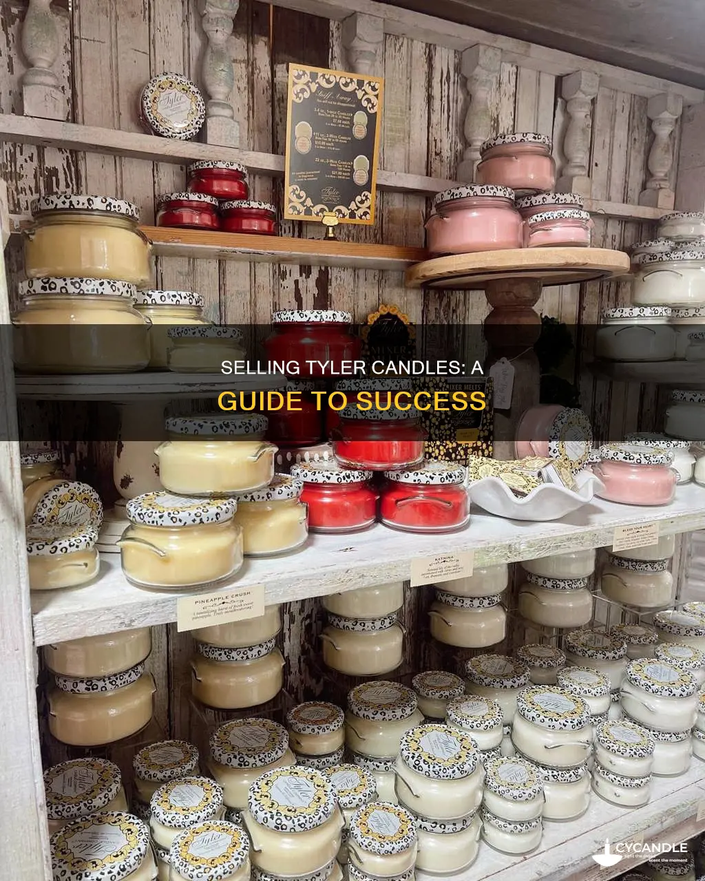 how to sell tyler candles