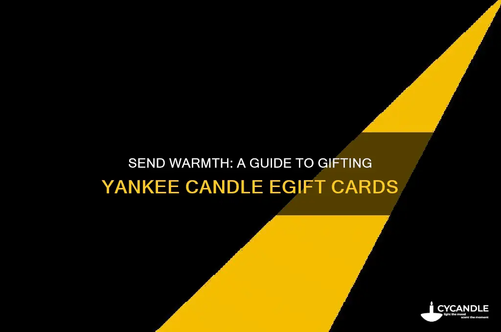 how to send an yankee candles gift card