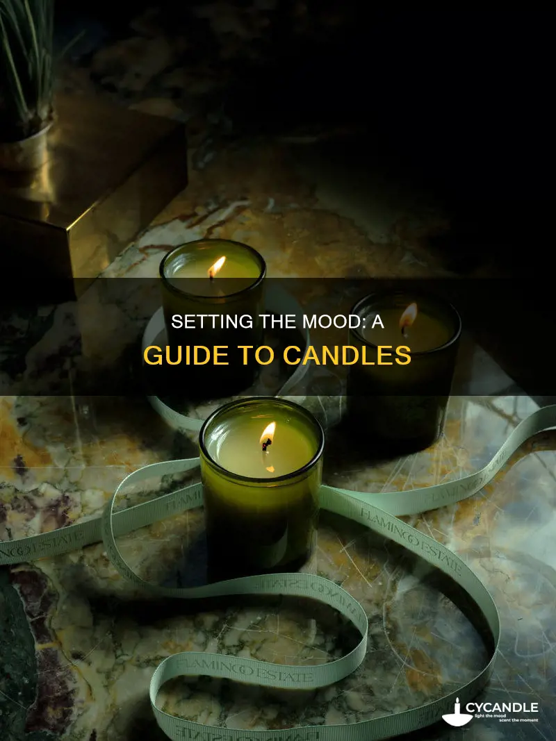 how to set a candle