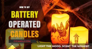 Setting the Mood: Battery-Operated Candles