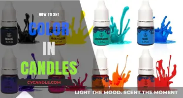 Setting the Mood: Coloring Your Candles
