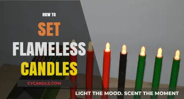 Set the Mood with Flameless Candles