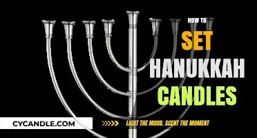 Setting Hanukkah Candles: A Guide for Beginners