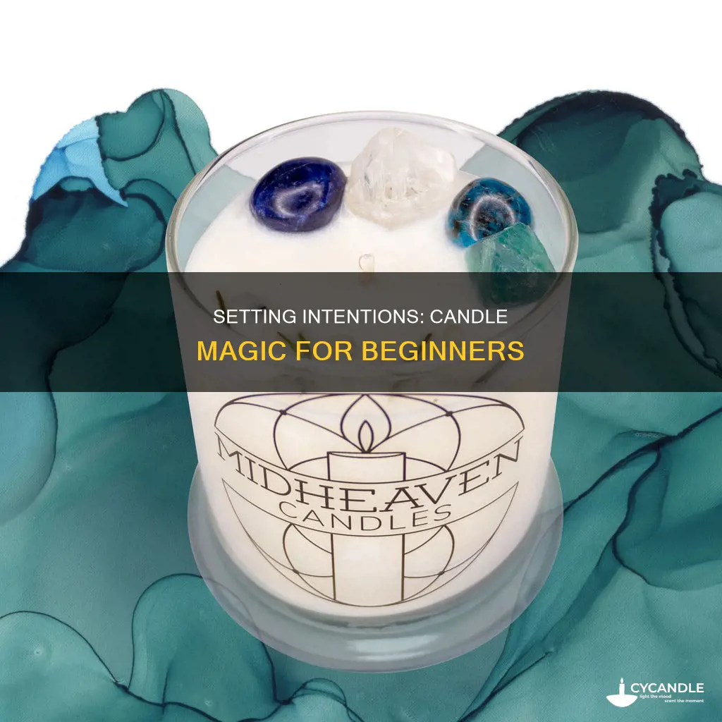 how to set intentions on a candle