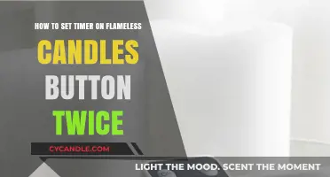 Setting Flameless Candles: A Quick Timer Guide