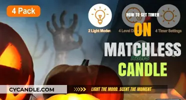 Setting Timers: Matchless Candles, a Simple Guide