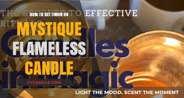 Mystique Flameless Candles: Setting Timers, Easy Steps