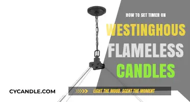 Setting Timers on Westinghouse Flameless Candles: A Quick Guide