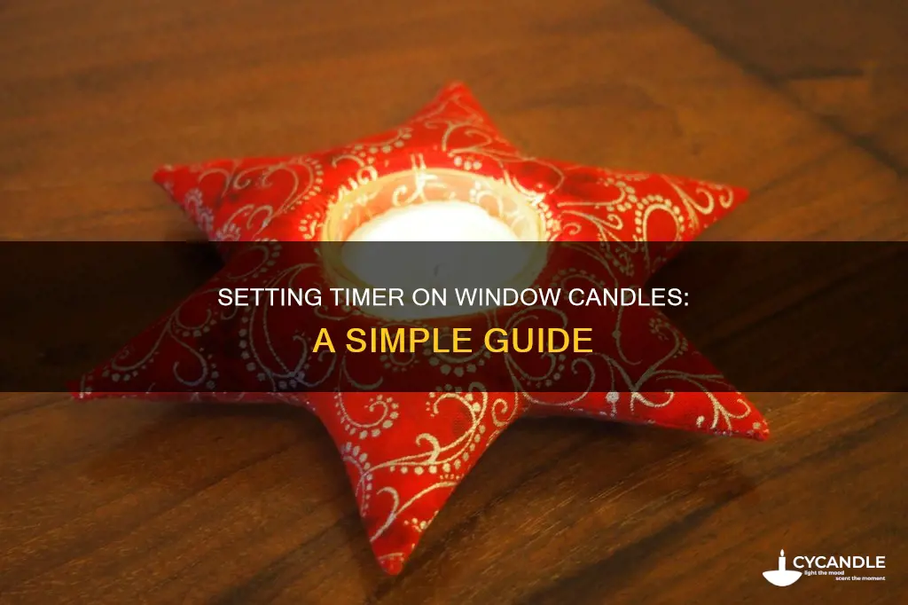 how to set timer on window candles