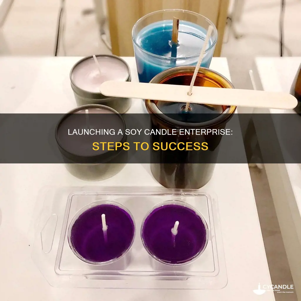 how to set up a soy candle business