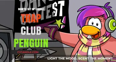 Setting a Candle Trap in Club Penguin