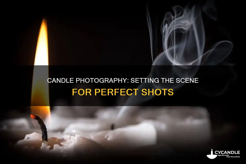 how to set up for candle photography