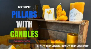 Setting Up a Relaxing Space with Pillars and Candles