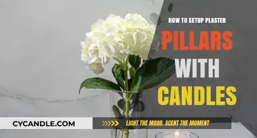 Setting Up Plaster Pillars: A Guide to Candlelit Charm