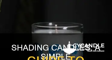 how to shade a candle
