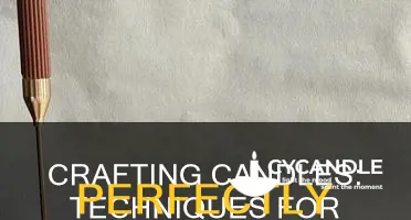 how to shape a candle