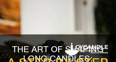 how to shape long candles