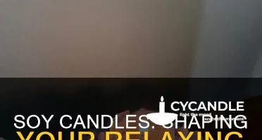 how to shape soy candles