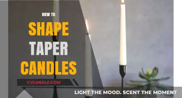 Taper Candles: Shaping and Customizing Your Own