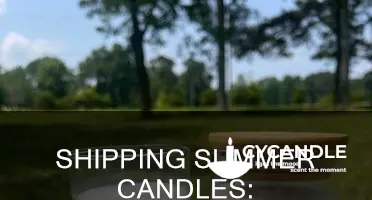 how to ship a candle in summer