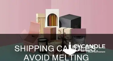 how to ship a candle without it melting