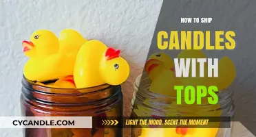 Shipping Candles: Securing the Tops for Safe Delivery