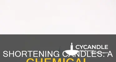 how to shorten a candle with chemical change