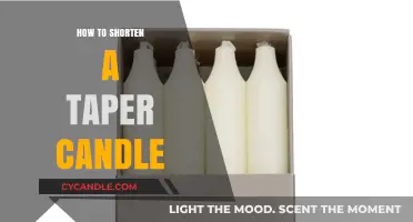 Trimming Taper Candles: Easy Ways to Shorten Them