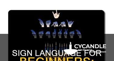 how to sign candle in asl
