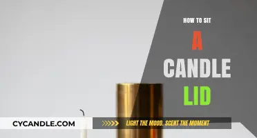 The Art of Sitting a Candle Lid
