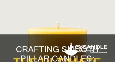 how to smooth pillar candles