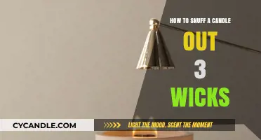 Mastering the Art of Extinguishing a Triple-Wick Candle Safely