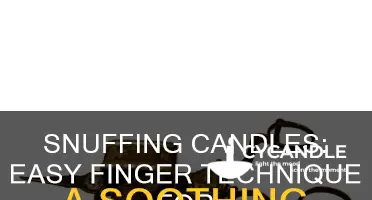 how to snuff a candle with fingers