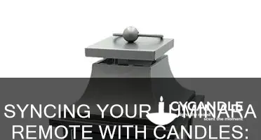 how to snyc luminara remote with candle