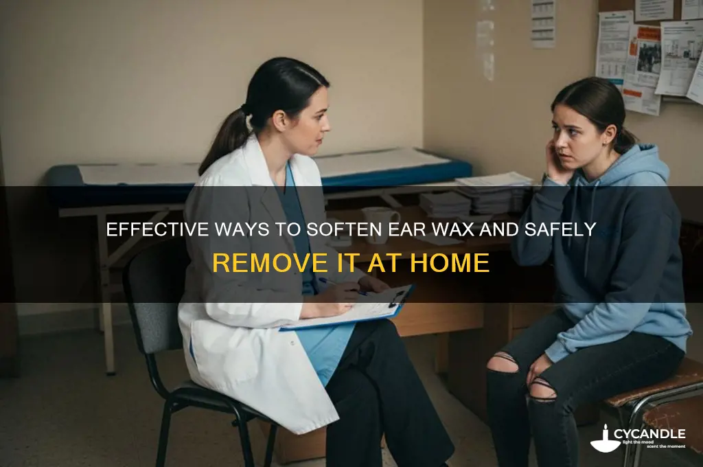 how to soften ear wax and remove