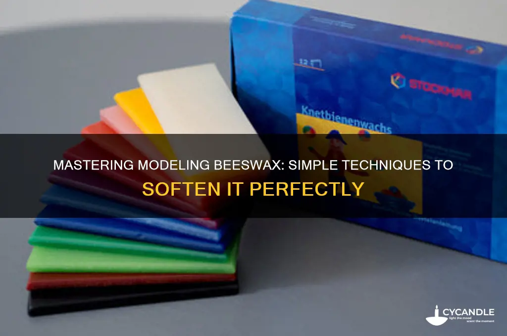 how to soften modeling beeswax