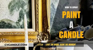 Spray Painting Candles: A Creative DIY Guide