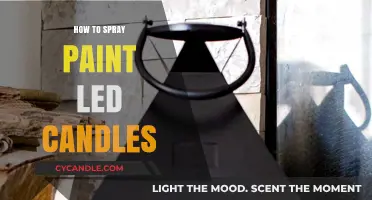 Spray Painting LED Candles: A Creative Guide