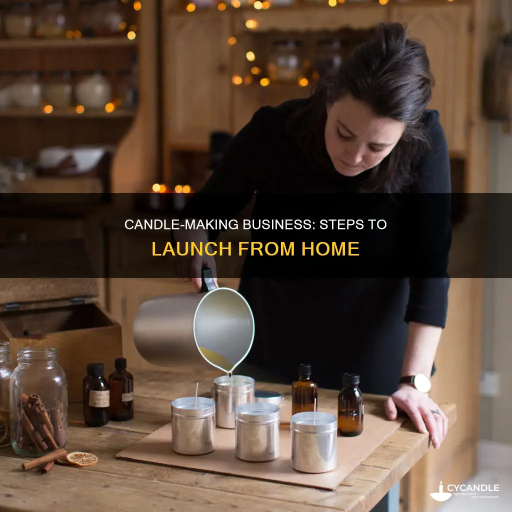 how to start a candle making business at home