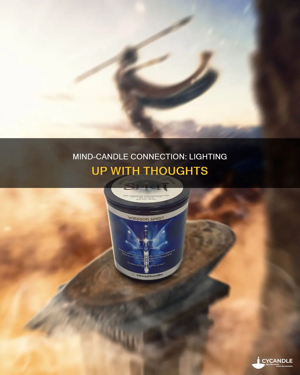 how to start a candle with your mind