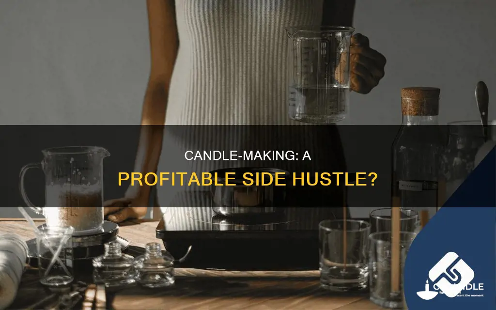 how to start a side candle making business