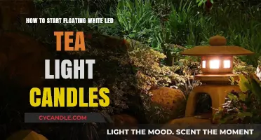 Effortless Glow: A Beginner's Guide to Floating LED Tea Lights