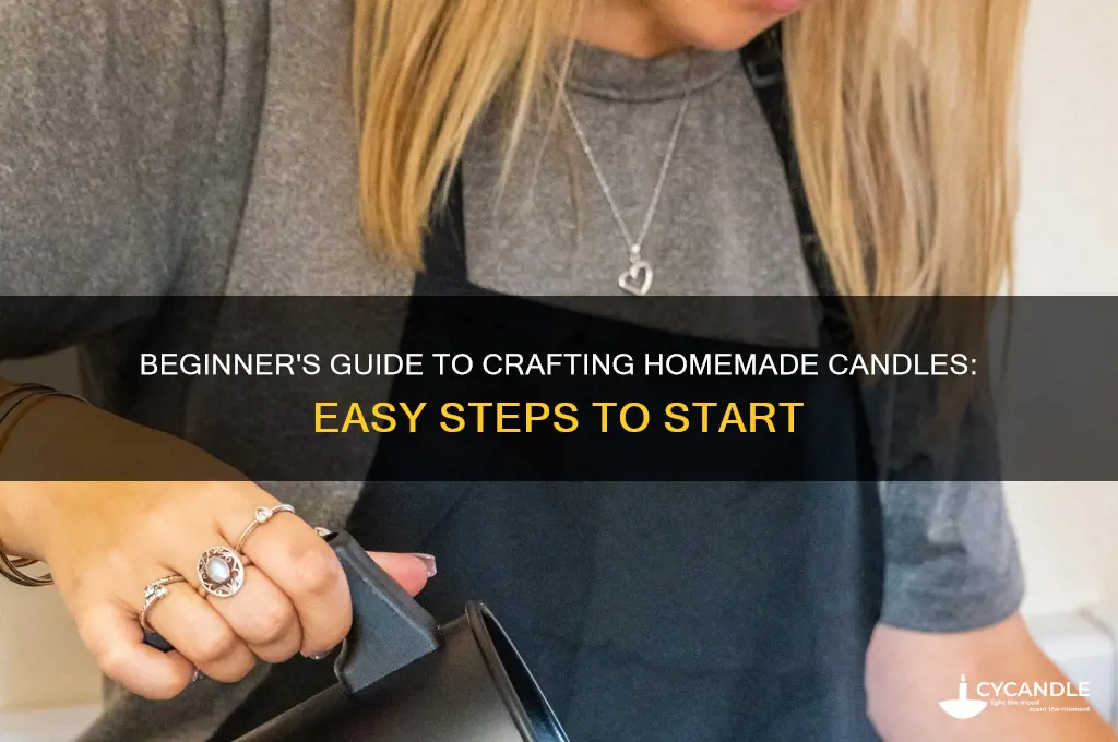 how to start make candle